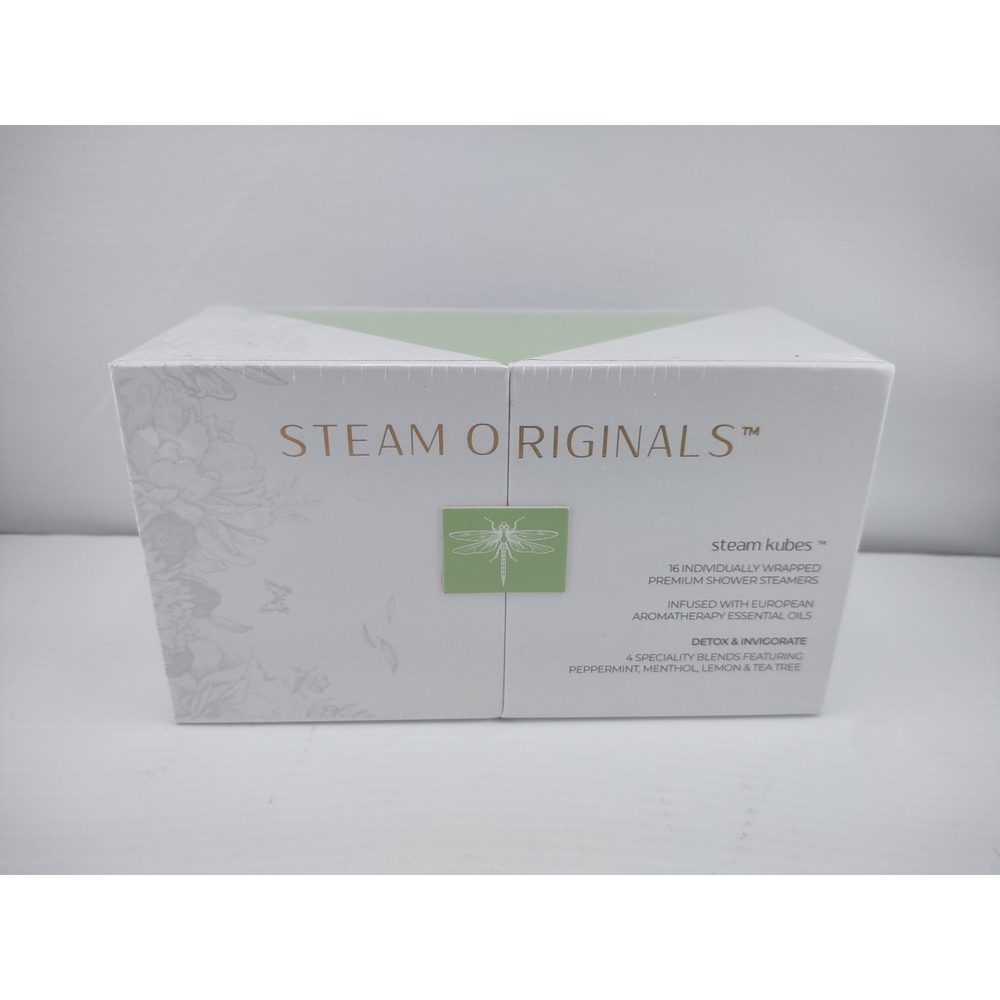 Steam Originals‎ Shower Steam Kubes 4 Blended Scents/16 Individually Wrapped NEW